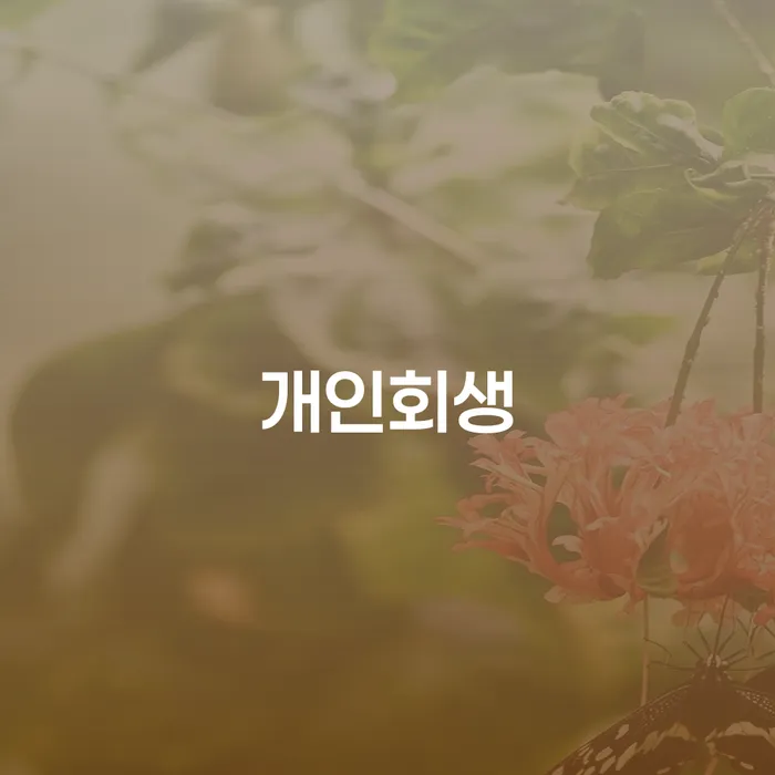 통장압류 개인회생으로 방법 무료상담