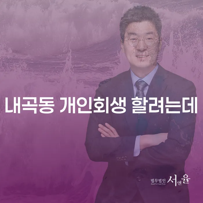 내곡동 개인회생 할려는데