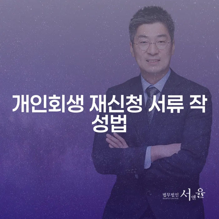 개인회생 재신청 서류 작성법, 어떻게 해야 할까요?