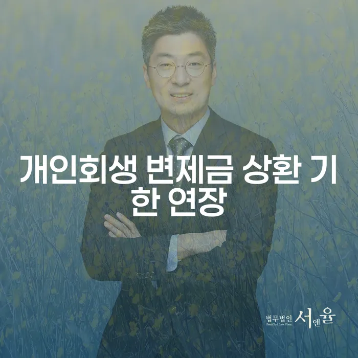 개인회생 변제금 상환 기한 연장: 어떻게 접근해야 할까요?
