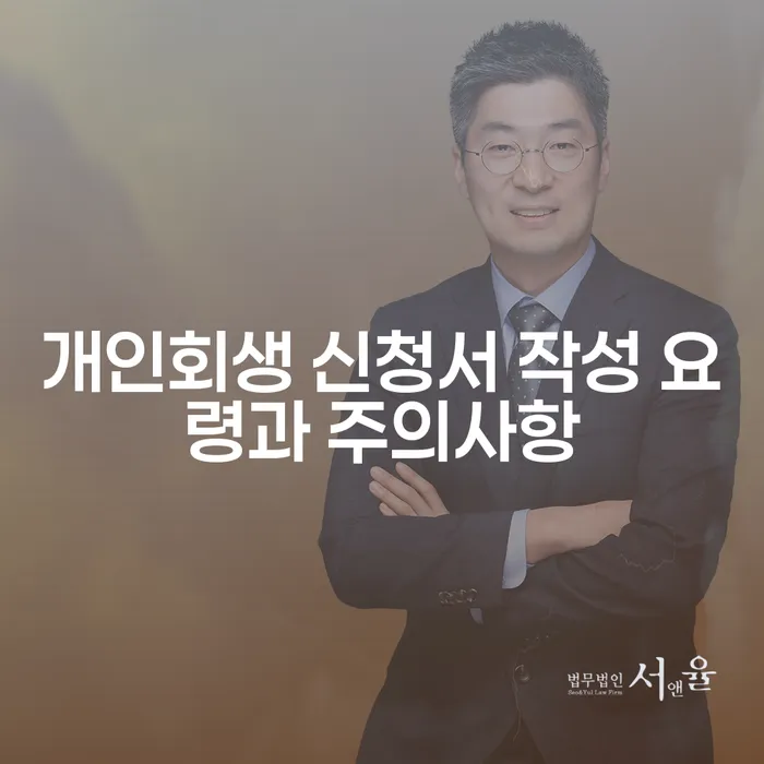 개인회생 신청서 작성 요령과 주의사항을 알고 계신가요?