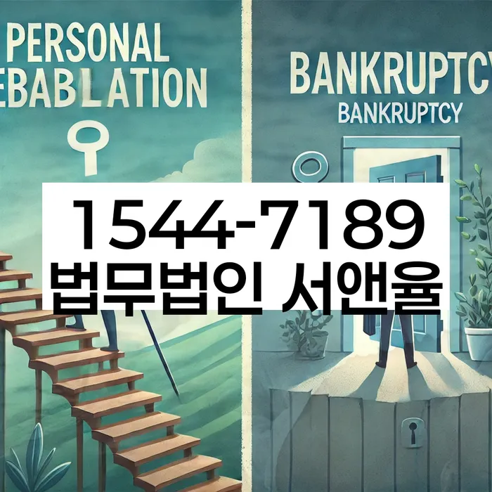 개인회생과 파산의 차이